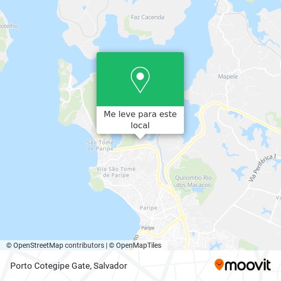Porto Cotegipe Gate mapa