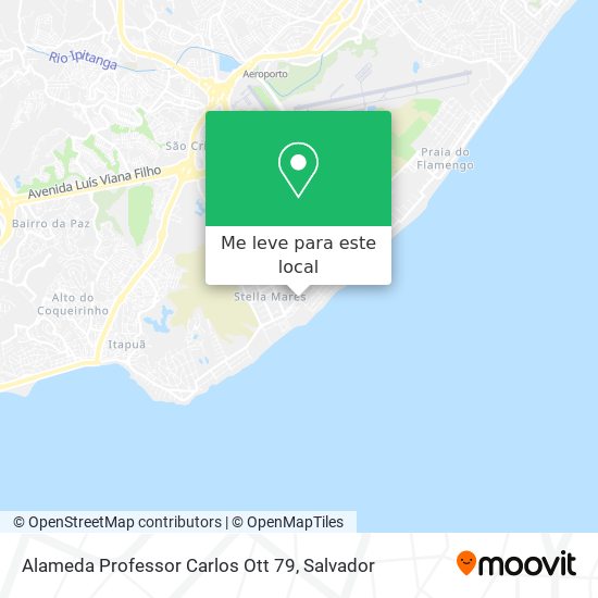 Alameda Professor Carlos Ott 79 mapa