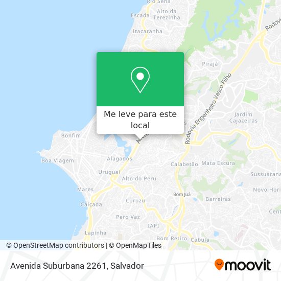 Avenida Suburbana 2261 mapa