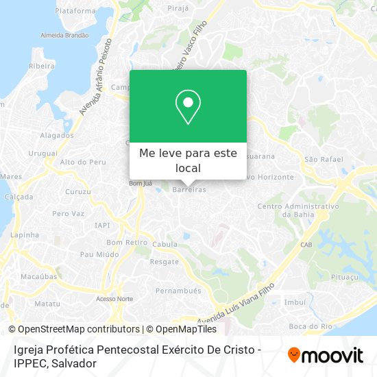 Igreja Profética Pentecostal Exército De Cristo - IPPEC mapa