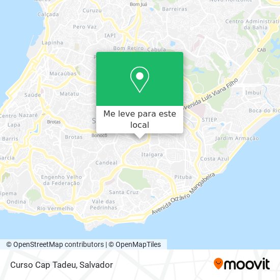 Curso Cap Tadeu mapa