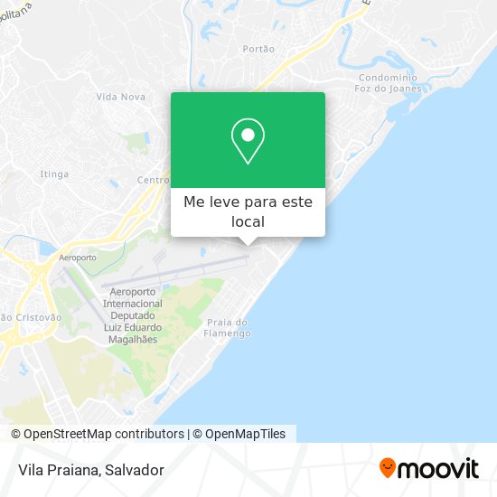 Vila Praiana mapa