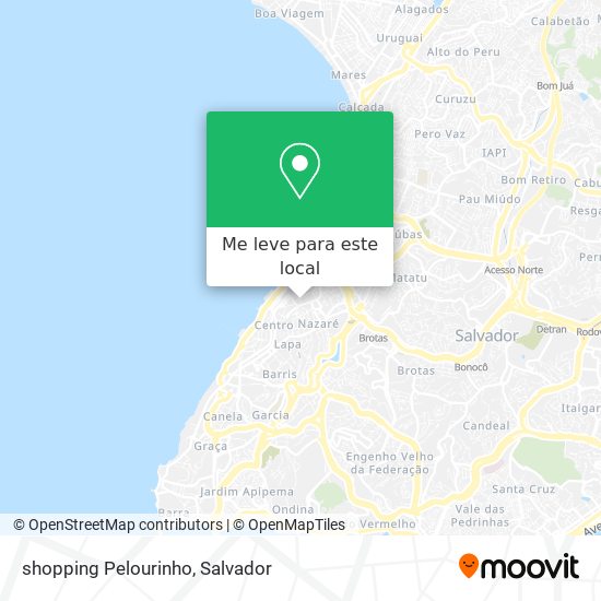 shopping Pelourinho mapa