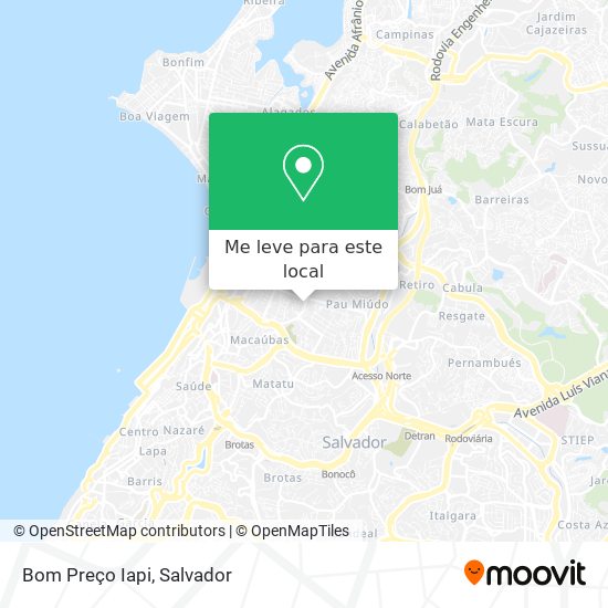 Bom Preço Iapi mapa