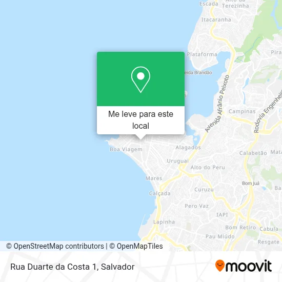 Rua Duarte da Costa 1 mapa