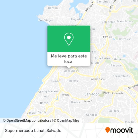 Supermercado Lanat mapa