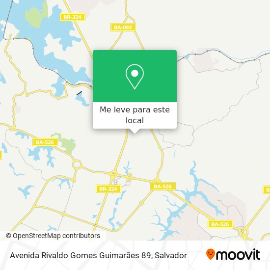 Avenida Rivaldo Gomes Guimarães 89 mapa