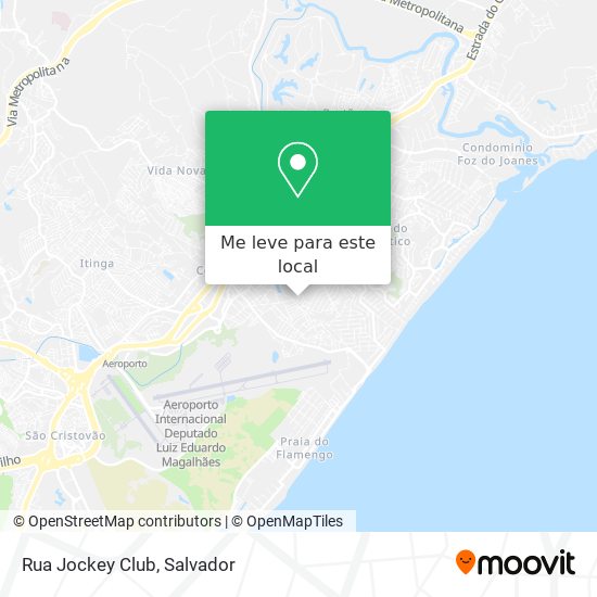 Rua Jockey Club mapa