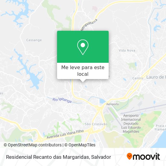 Residencial Recanto das Margaridas mapa