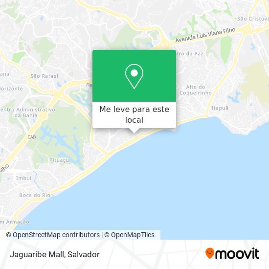 Jaguaribe Mall mapa