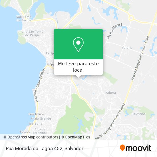 Rua Morada da Lagoa 452 mapa