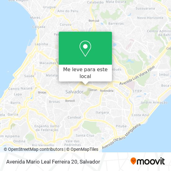 Avenida Mario Leal Ferreira 20 mapa