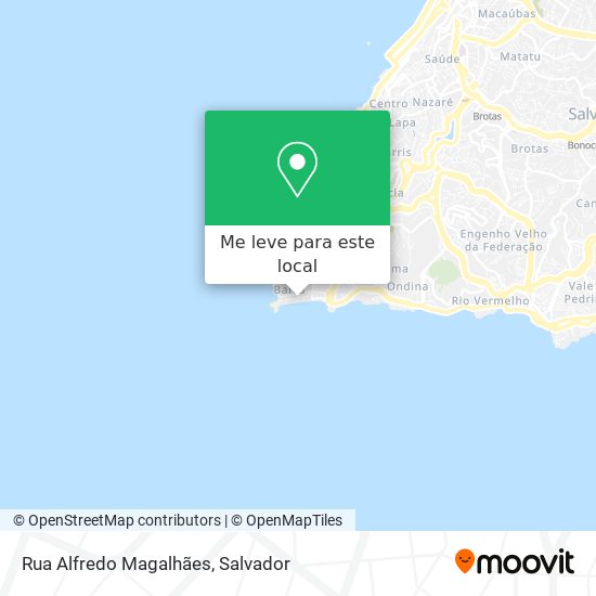 Rua Alfredo Magalhães mapa