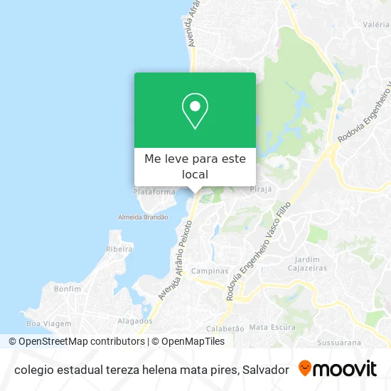 colegio estadual tereza helena mata pires mapa