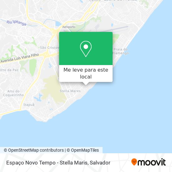 Espaço Novo Tempo - Stella Maris mapa