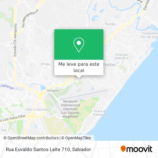 Rua Euvaldo Santos Leite 710 mapa