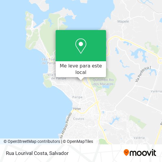 Rua Lourival Costa mapa