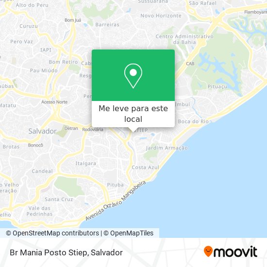 Br Mania Posto Stiep mapa