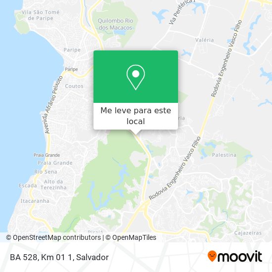 BA 528, Km 01 1 mapa