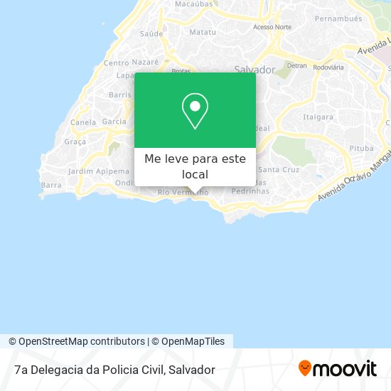 7a Delegacia da Policia Civil mapa