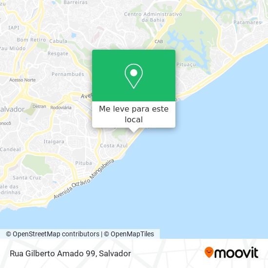 Rua Gilberto Amado 99 mapa