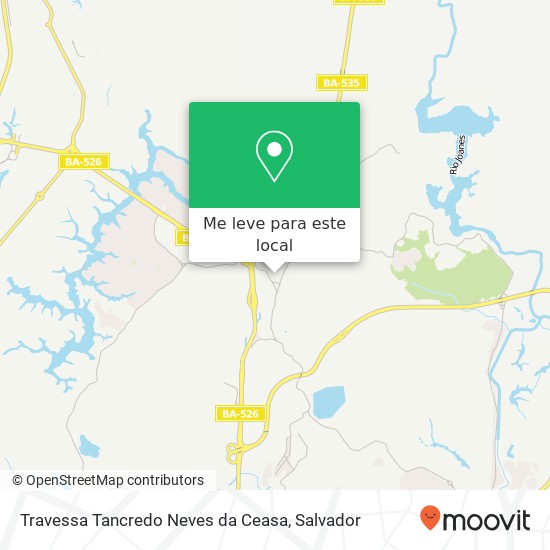 Travessa Tancredo Neves da Ceasa mapa
