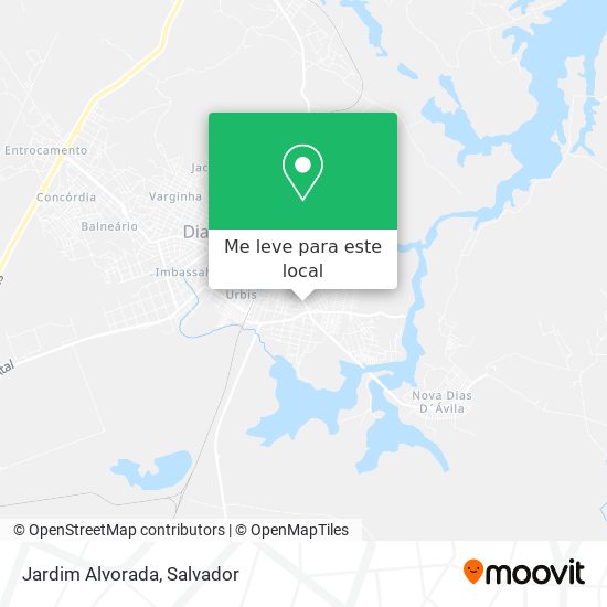 Jardim Alvorada mapa