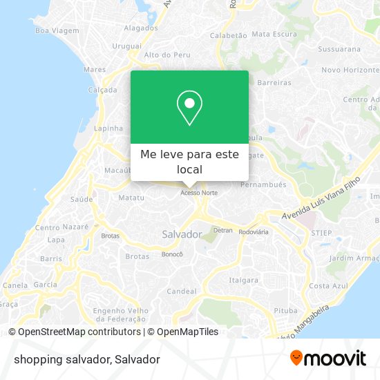 shopping salvador mapa