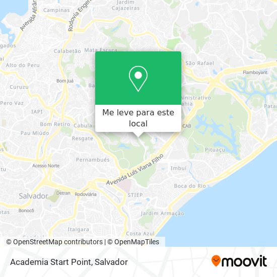 Academia Start Point mapa