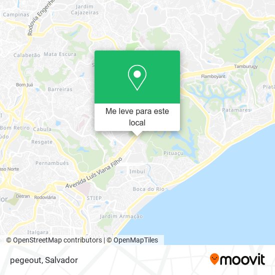 pegeout mapa