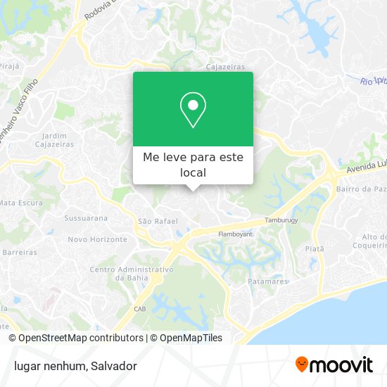 lugar nenhum mapa