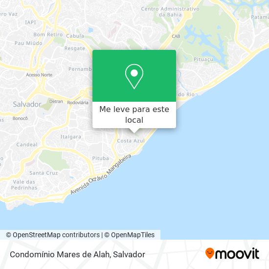Condomínio Mares de Alah mapa
