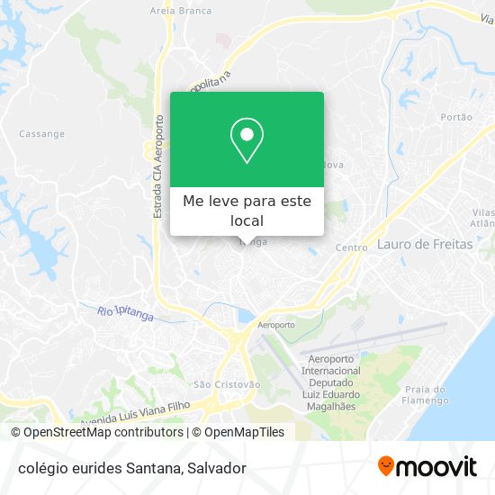 colégio eurides Santana mapa