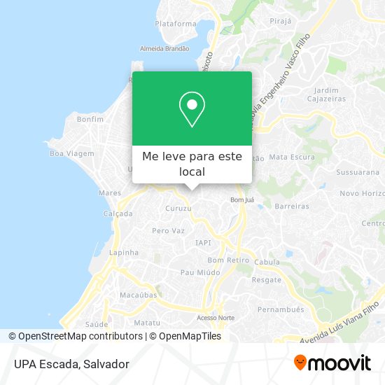 UPA Escada mapa