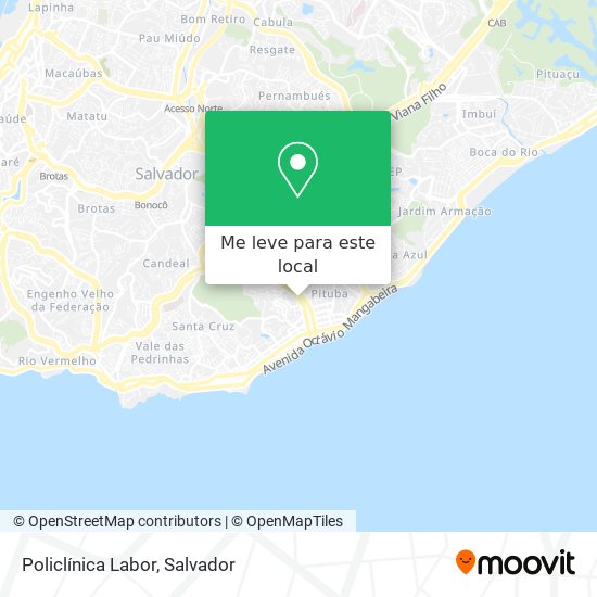 Policlínica Labor mapa