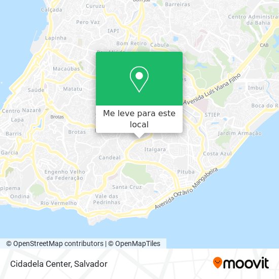 Cidadela Center mapa