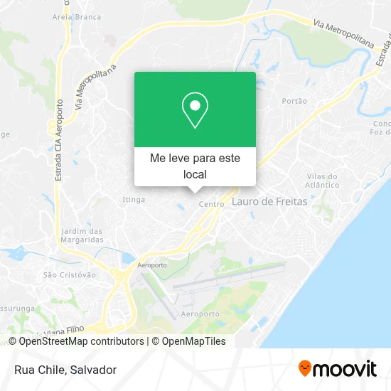 Rua Chile mapa