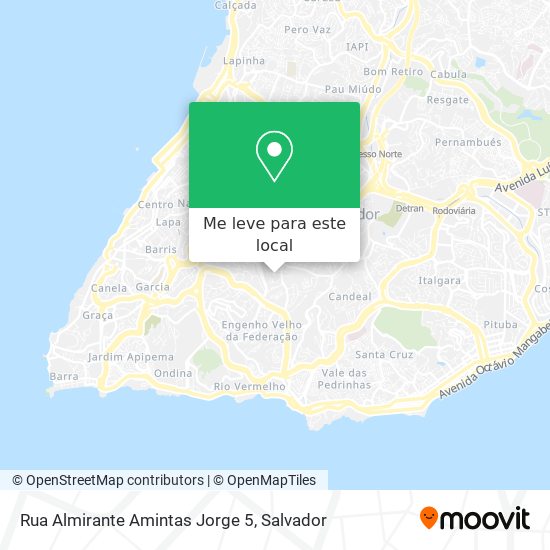 Rua Almirante Amintas Jorge 5 mapa