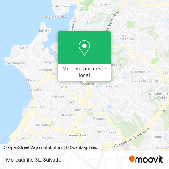Mercadinho 3L mapa