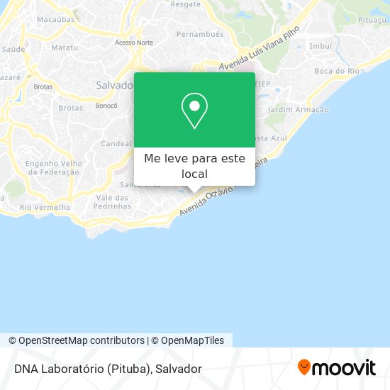 DNA Laboratório (Pituba) mapa