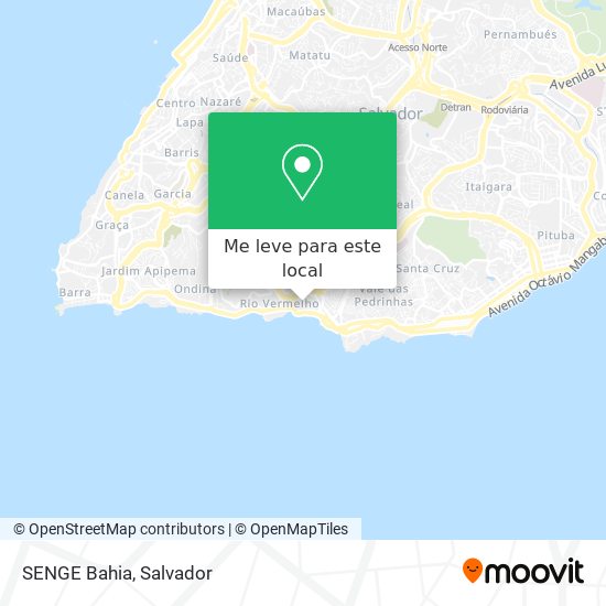 SENGE Bahia mapa