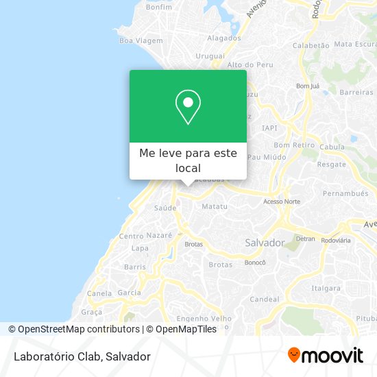 Laboratório Clab mapa