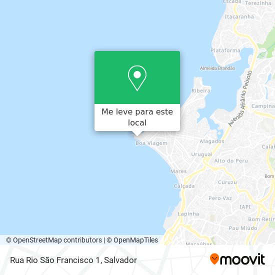 Rua Rio São Francisco 1 mapa