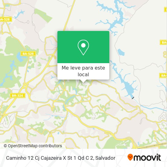Caminho 12 Cj Cajazeira X St 1 Qd C 2 mapa