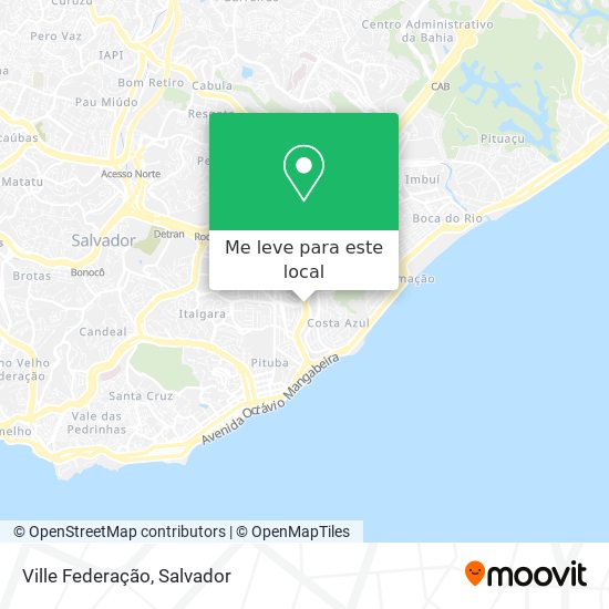 Ville Federação mapa