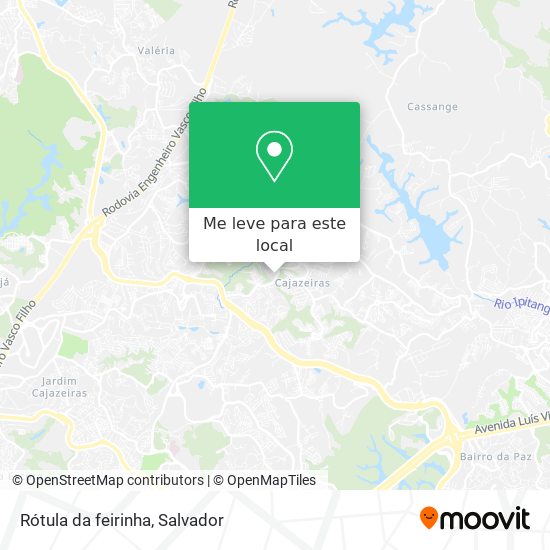 Rótula da feirinha mapa