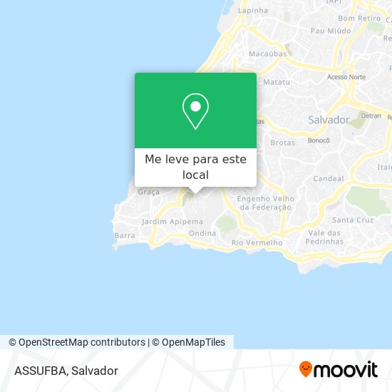 ASSUFBA mapa