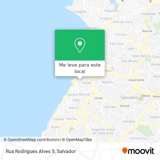 Rua Rodrigues Alves 5 mapa