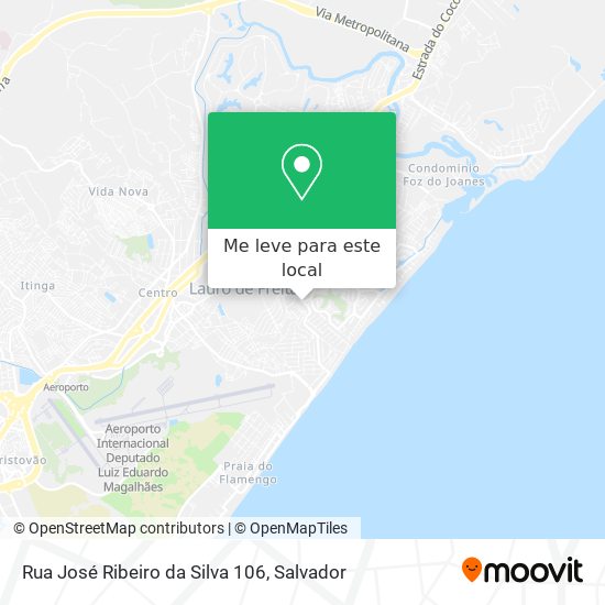 Rua José Ribeiro da Silva 106 mapa