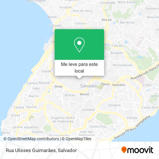 Rua Ulisses Guimarães mapa